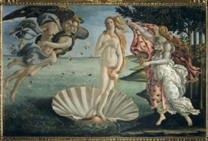 La naissance de Vénus de Sandro Botticelli (1485)